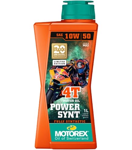 Amazon.com: Motorex Power Synthetic 4T Motor Oil 10W-50 4 Liter